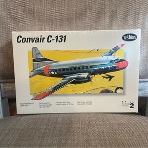 Vintage NIB Testors 905 Convair C-131 US Air Force Model Kit 1/126 Scale Skill 2